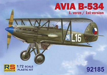 1:72 Avia B-534 1.verze