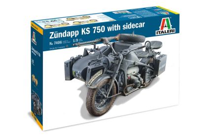 1:9 ZUNDAPP KS 750 with Sidecar