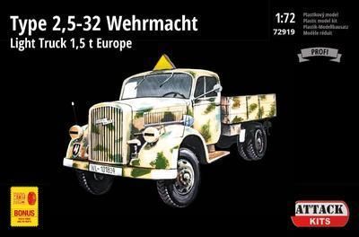 1:72 Type 2,5-32 Wehrmacht light truck 1,5t Europe