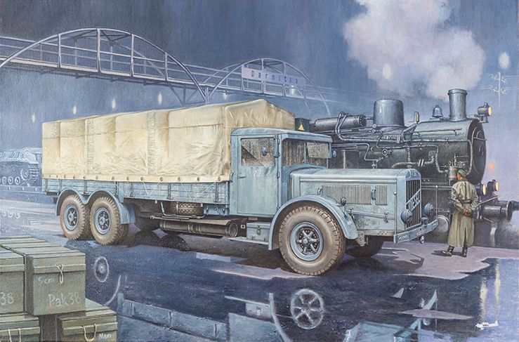 1:72 VOMAG 8LR LKW WWII German Heavy Truck