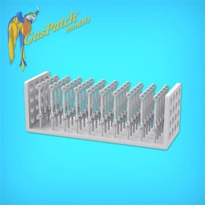 1:48 Resin Turnbuckles Type A (50 items)