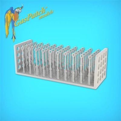 1:48 Resin Turnbuckles Type B (50 items)