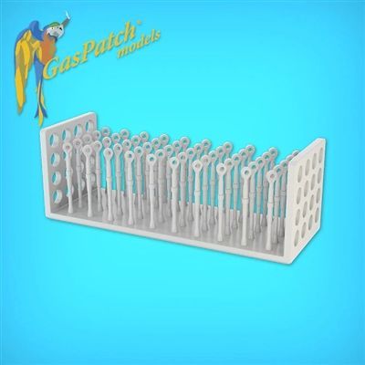 1:48 Resin Turnbuckles Type One End (50 items)