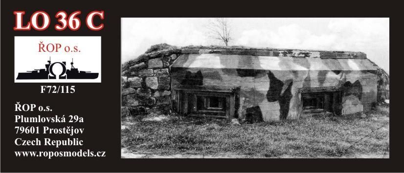 1:72 Lehký objekt vzor 36 C (bez terénu)