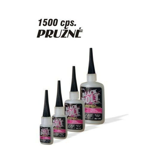 Black Bolt Flexible (vteřinové lepidlo černé) 7,1g