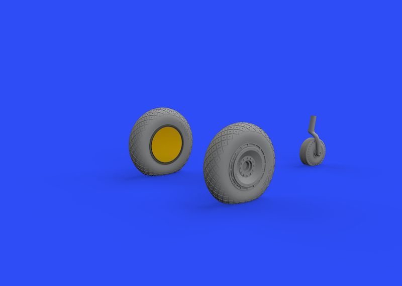 1:48 P-47D wheels