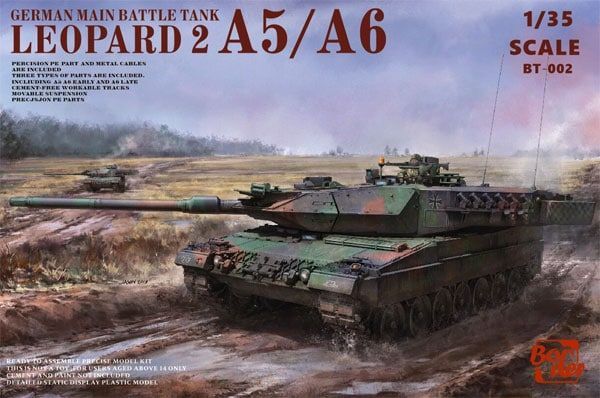 1:35 Leopard 2A5/A6 A5 A6 Early & A6 Late