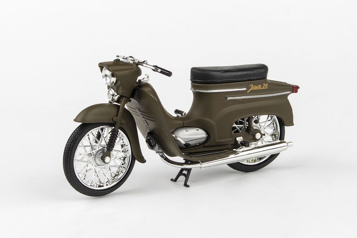 1:18 Jawa 50 Pionýr typ 20 (1967) - Zelená Vojenská