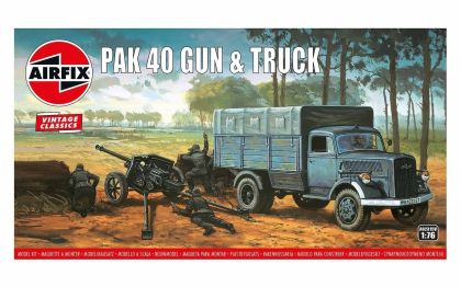 1:76 PAK 40 Gun & Truck