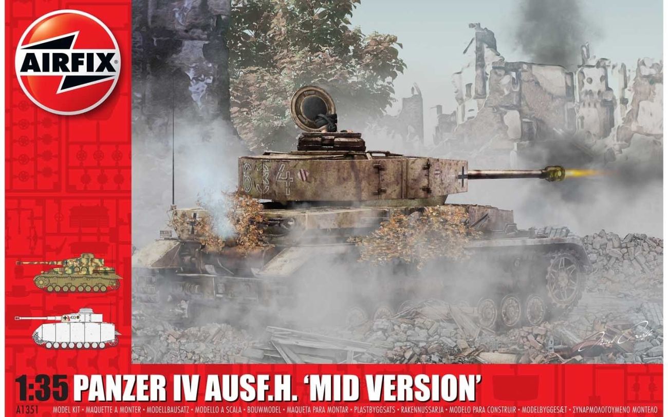 1:35 Panzer IV Ausf.H, Mid Version