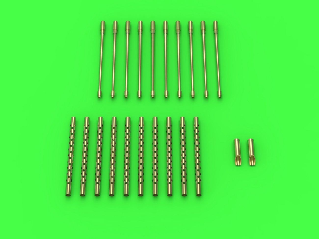 1:32 Consolidated B-24D/B-24J Liberator - set of 10 Browning M2 aircraft .50 caliber barrels