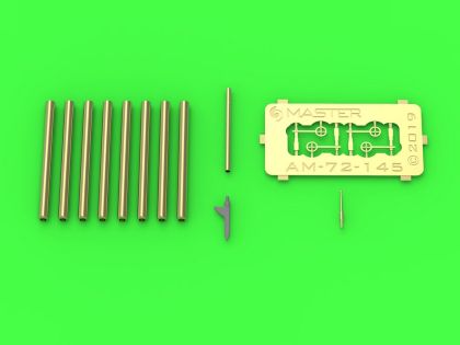 1:72 Republic P-47D Thunderbolt - Browning .50 blast tubes, gunsight and Pitot Tube