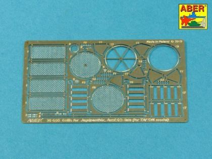 1:35 Grilles for Panther, Ausf.G & Jagdpnther, Ausf.G2–late models (Takom)