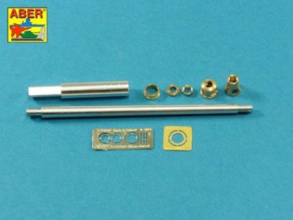 1:35 German 8,8cm Two part Pak 43/3 L/71 barrel for Jagdpanther Ausf G1 late, G2 (Takom)