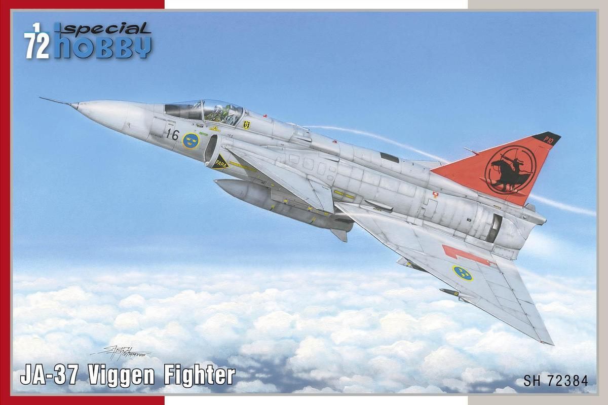 1:72 JA-37 Viggen Fighter