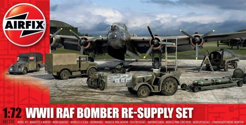 1:72 WWII RAF Bomber Re-Supply Set