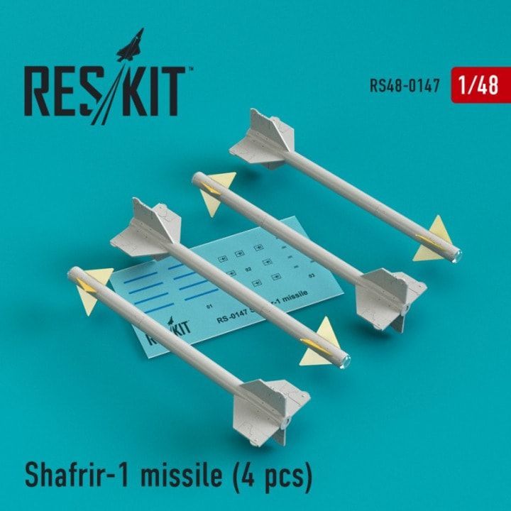1:48 Shafrir-1 missile for Dassault Mirage IIIC/CJ, Vautour II (4 pcs)