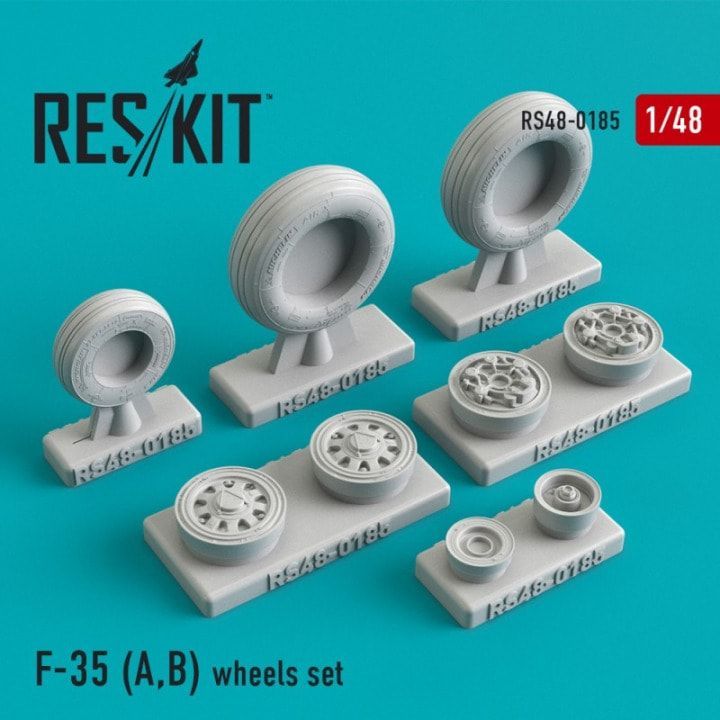 1:48 F-35A/B Lightning II wheels set