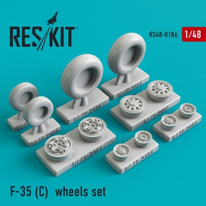 1:48 F-35C Lightning II wheels set