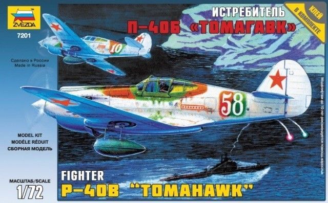1:72 P-40B Warhawk