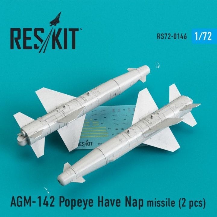 1:72 AGM-142 Have Nap missile for F-4, F-15, F-16, F-111 (2 pcs)