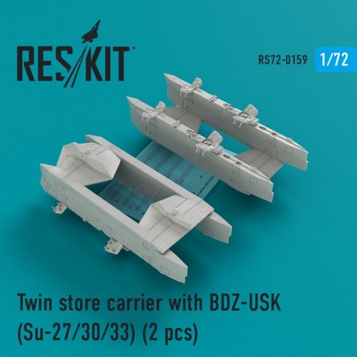 1:72 Twin store carrier with BD3-USK for Su-27/30/33 (2 pcs)