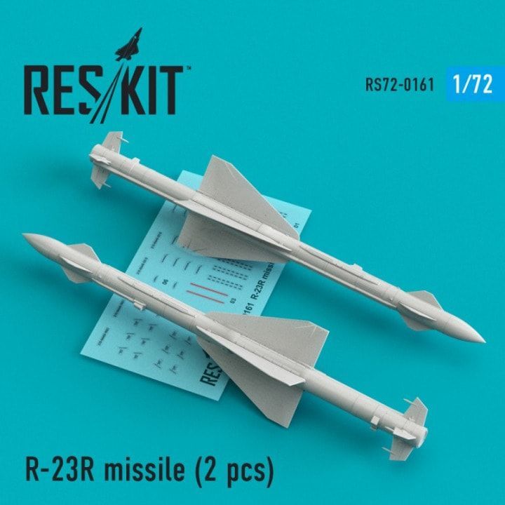 1:72 R-23R missiles for MiG-23 (2 pcs)