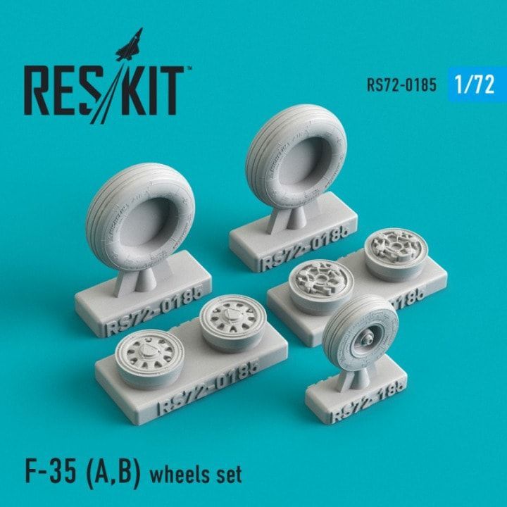 1:72 F-35A/B Lightning II wheels set