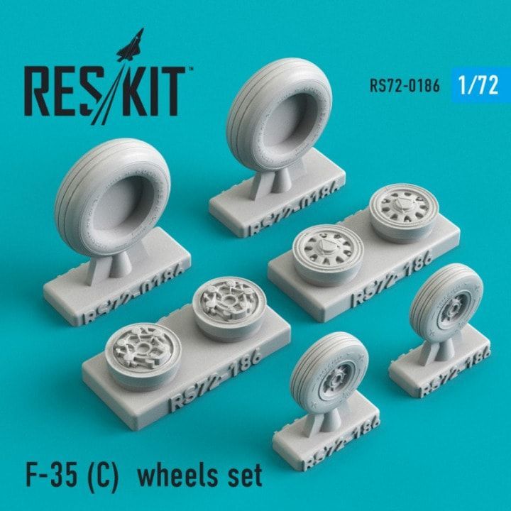 1:72 F-35C Lightning II wheels set
