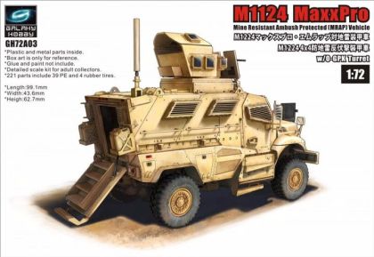 1:72 M1224 MaxxPro w/O-GPK Turret