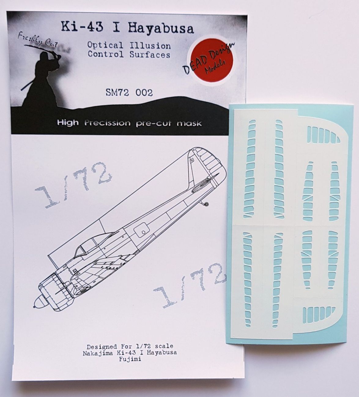 1:72 Nakajima Ki-43-I Hayabusa Control Surfaces
