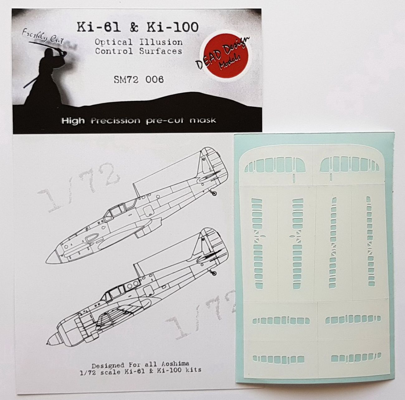 1:72 Ki-61 & Ki-100 Control Surfaces