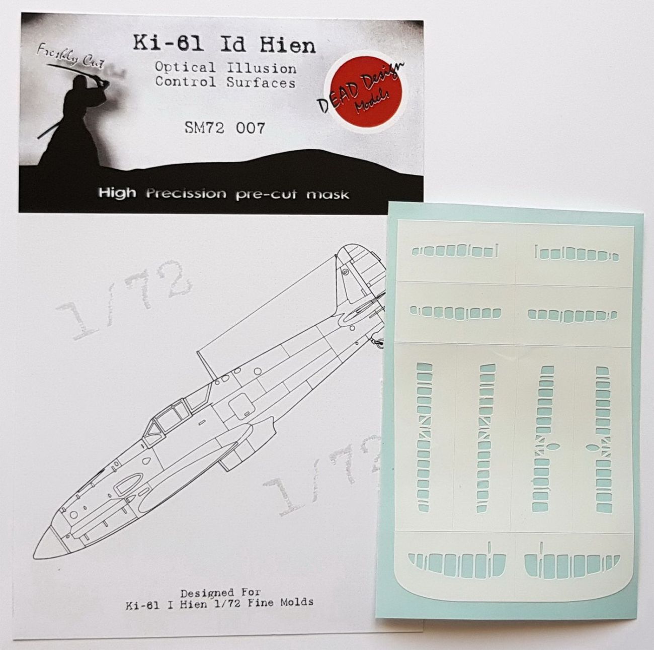 1:72 Ki-61 Id Hien Control Surfaces