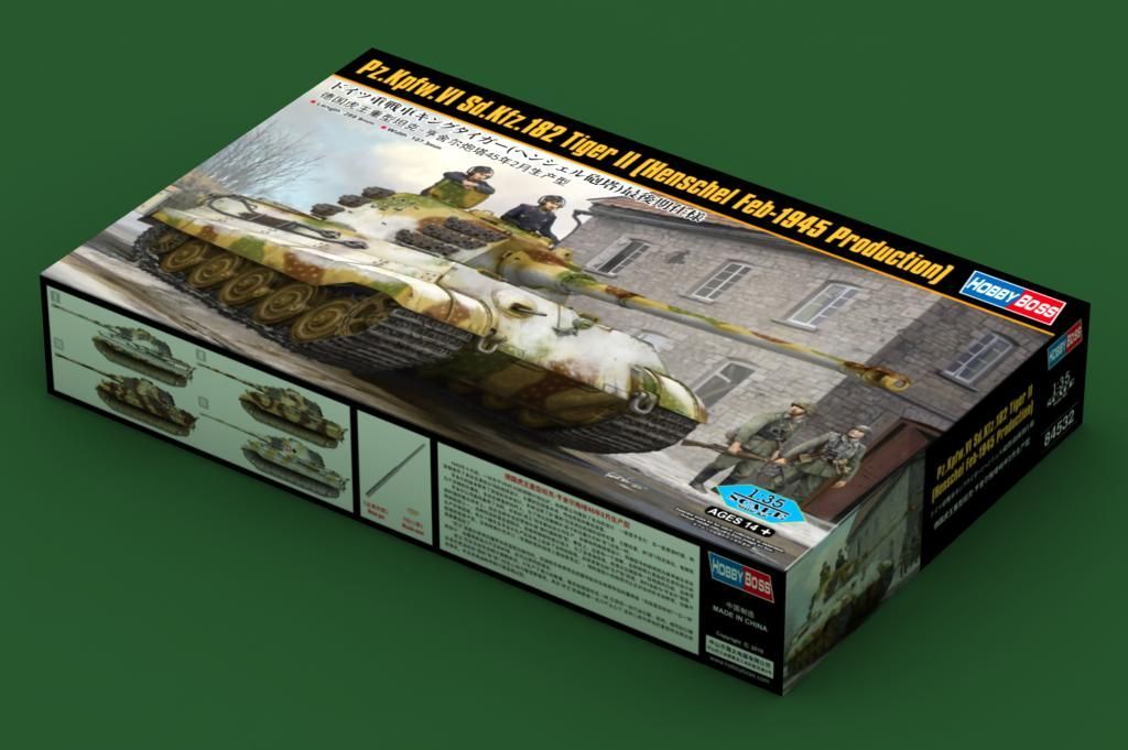 1:35 Pz.Kpfw.VI Sd.Kfz.182 Tiger II (Henschel Feb-1945 Production)