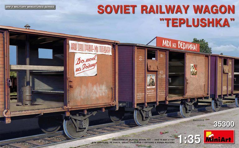 1:35 SOVIET RAILWAY WAGON “TEPLUSHKA”