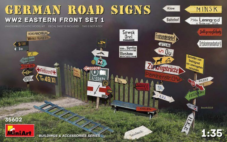 1:35 GERMAN ROAD SIGNS WW2 (EASTERN FRONT SET 1)