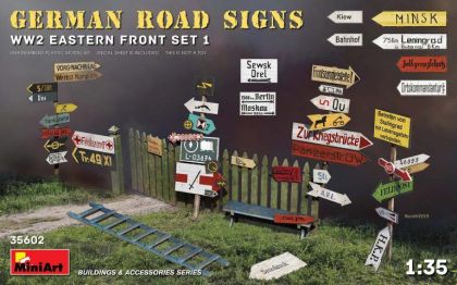 1:35 GERMAN ROAD SIGNS WW2 (EASTERN FRONT SET 1)
