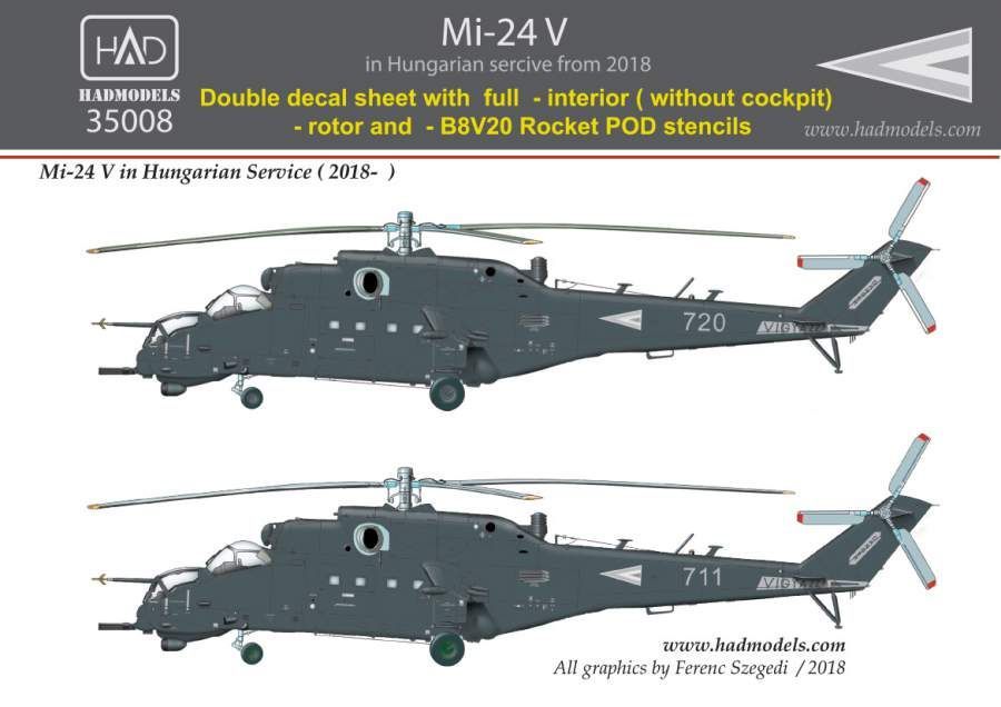 1:35 Mi-24 V + extra Stencils /dubble decal sheet