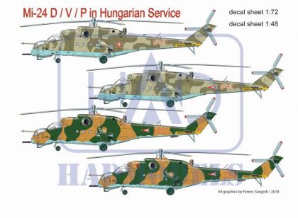 1:48 Mi-24D/V/P in Hungrian Service
