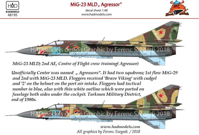 1:48 MiG-23 MLD Agressors ( 07; 03)