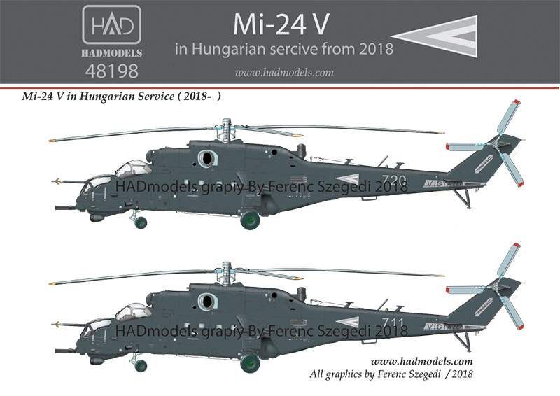1:48 Mi-24V in Hungarian service from 2018