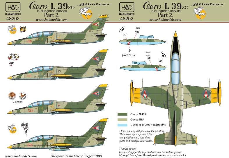 1:48 L-39ZO Albatros in Hungarian service part 2