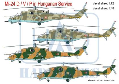 1:72 Mi-24VD/V/P in Hungarian Service