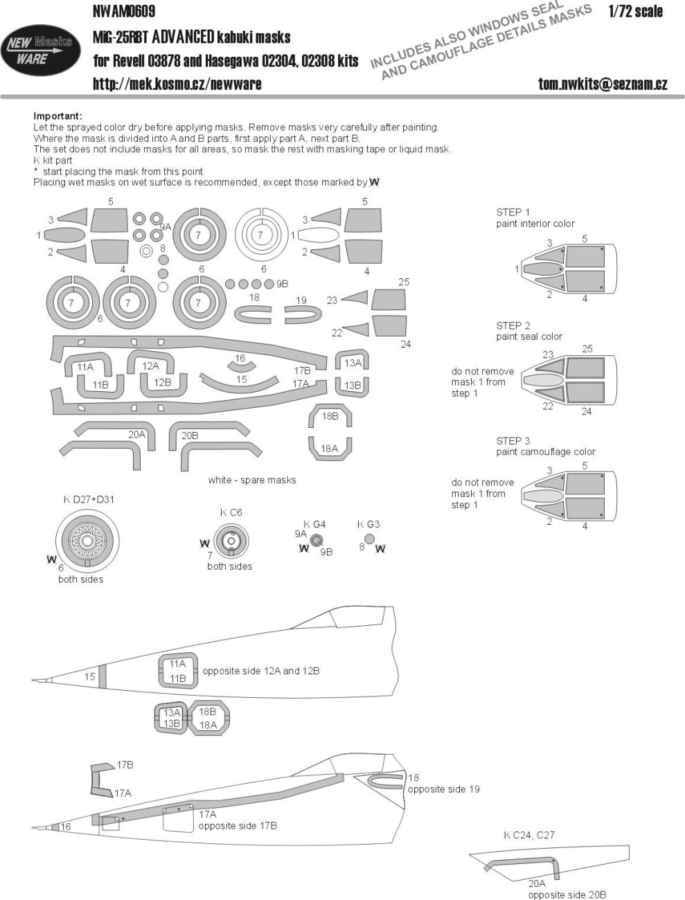 1:72 Mig-25 RBT ADVANCED (REV,HAS)