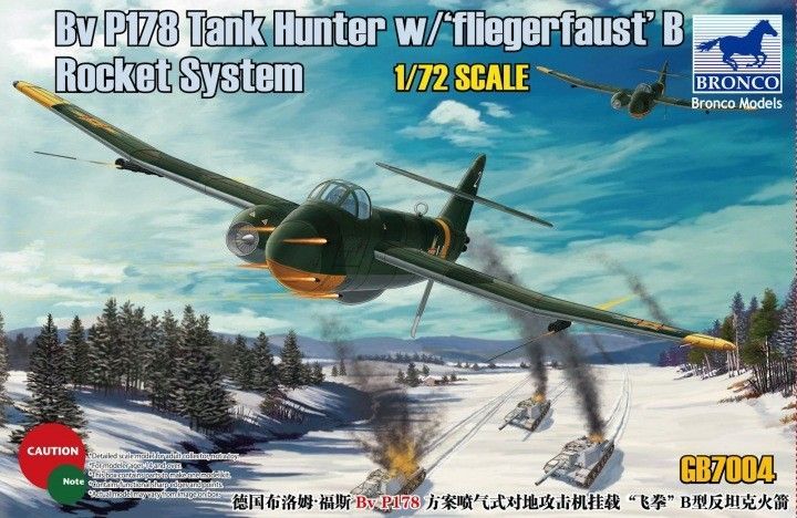 1:72 Bv P178 Tank Hunter w/ fliegerfaust B Rocket System
