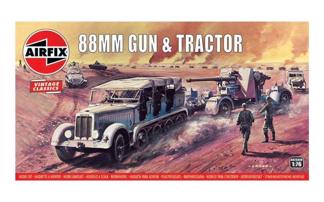 1:76 88mm Gun & Tractor