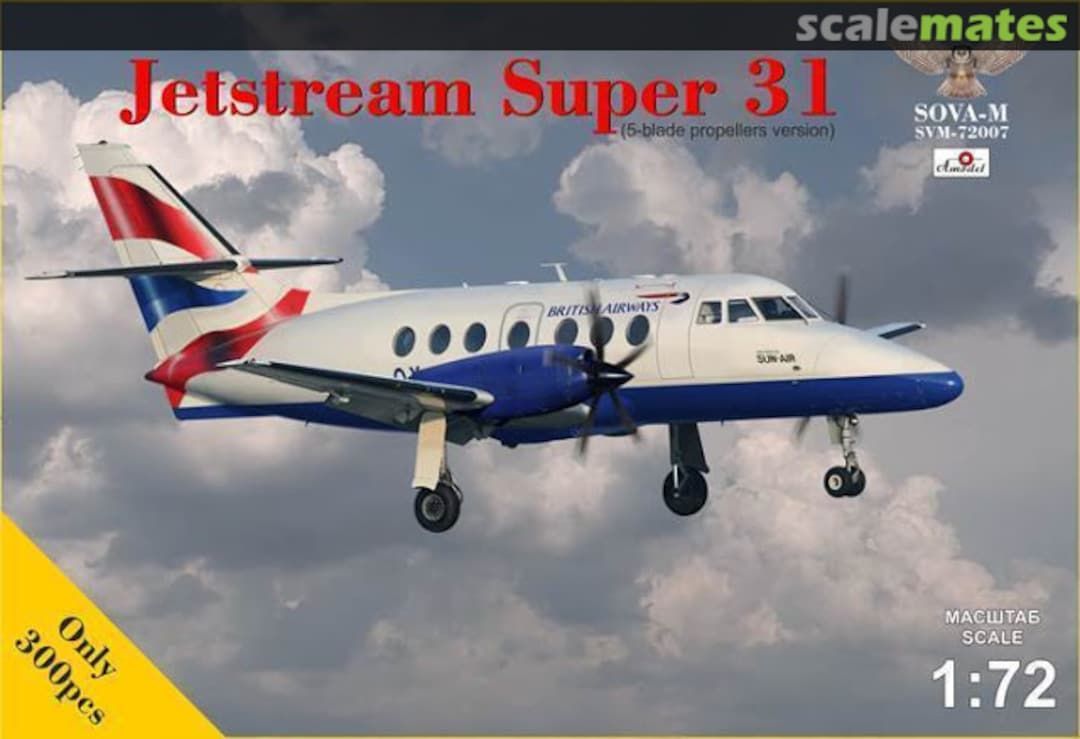 1:72 Jetstream Super 31 (5-blade propellers version)