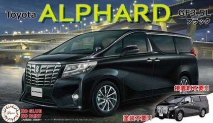 1:24 CAR NEXT Toyota Alphard GF3.5L (Black)