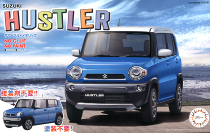 1:24 Suzuki Hustler (Summer Blue Metallic) (w/Side Cutter)