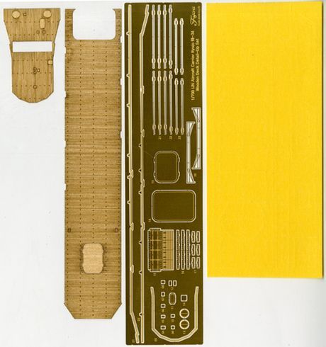 1:700 Imperial Japanese Navy Aircraft Carrier Ryujo Second Refit Wooden Deck Stickers